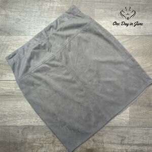 Sophie Max Comfort Waist Faux Suede Mini Skirt Size M